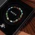 Schokolade | 925 Sterling Silber Rotguss | Meerjungfrau Glaskiesel Armband